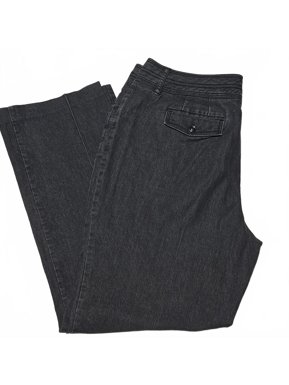 New Directions Gray Black Jeans Size 16